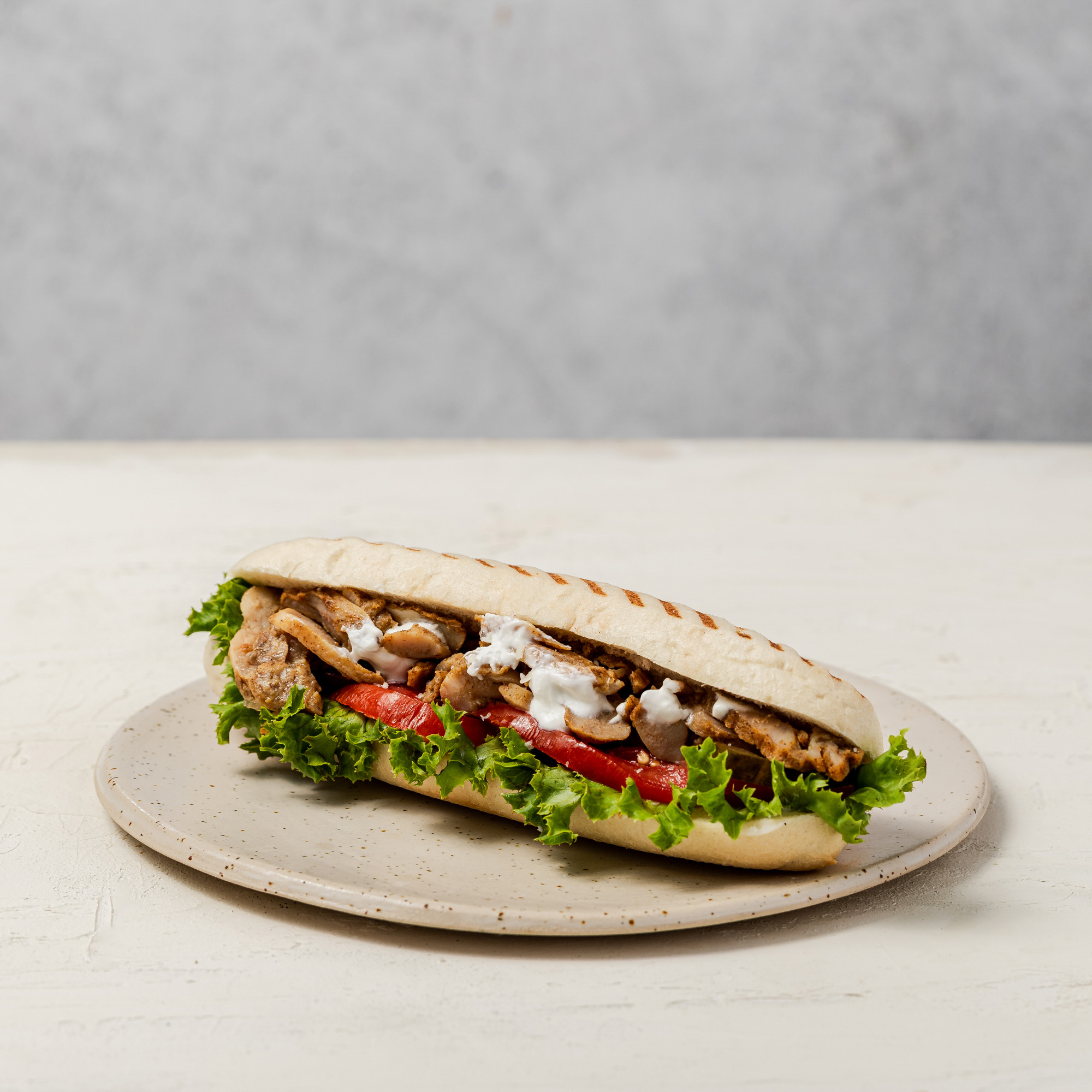tépett húsos panini